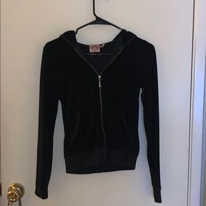 Black Juicy Couture zip up